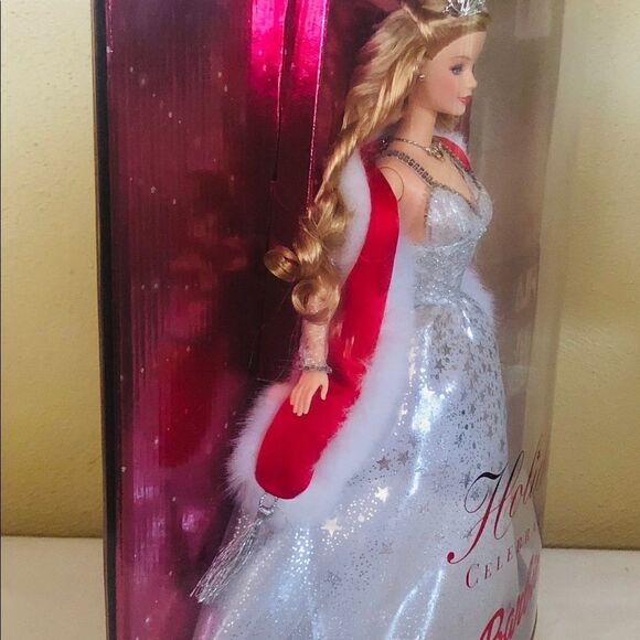 New Special Edition 2001 HolidayCelebration Barbie - Picture 2 of 7